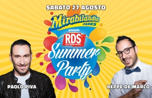 A Mirabilandia sabato 27 agosto, RDS Summer Party!